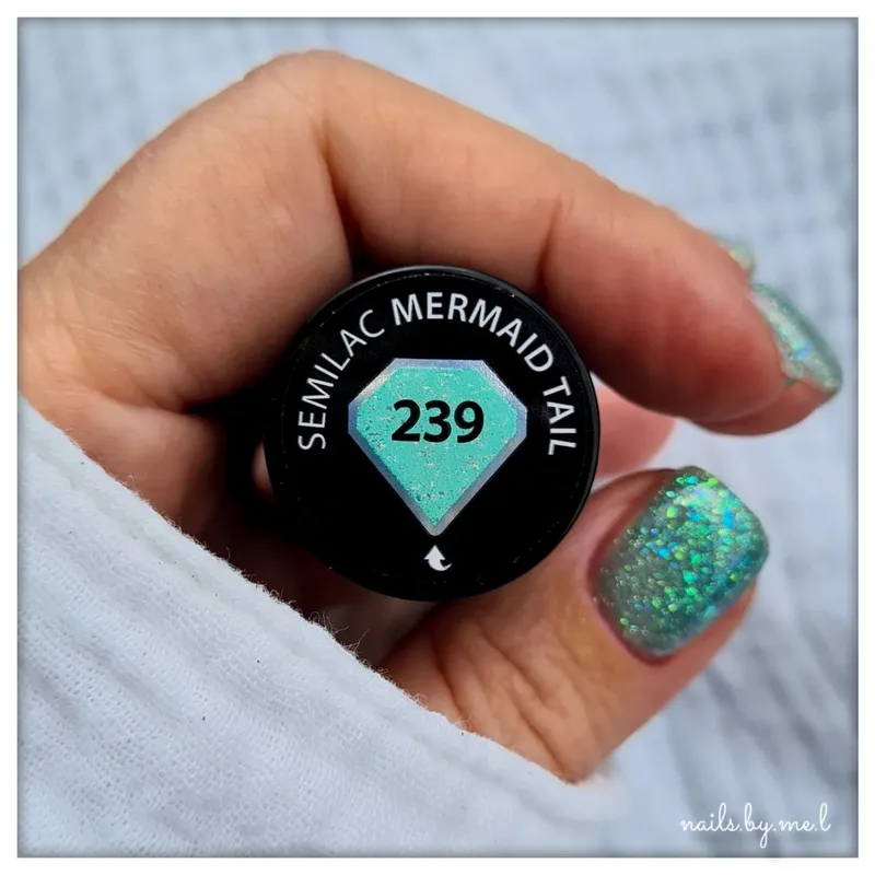 SEMILAC UV/LED Gél Lakk 7ml - 239 - Mermaid Tail