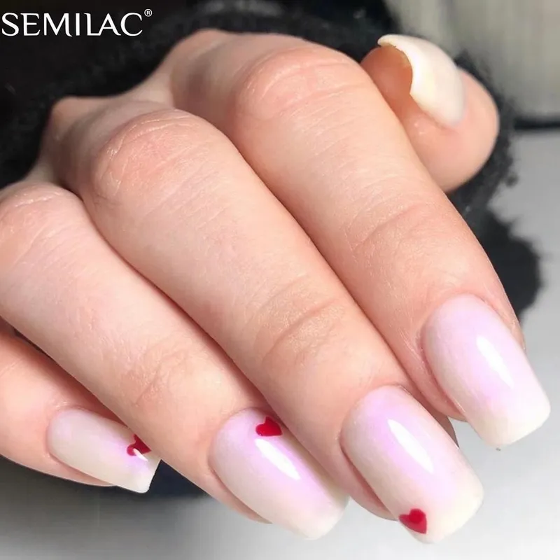 SEMILAC UV/LED Gél Lakk 7ml - 218 - Business Line Pearl Lila