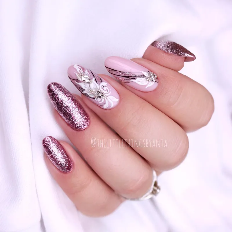 SEMILAC UV/LED Gél Lakk 7ml - 293 - Rose Gold Shimmer