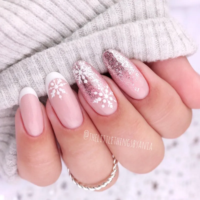 SEMILAC UV/LED Gél Lakk 7ml - 293 - Rose Gold Shimmer