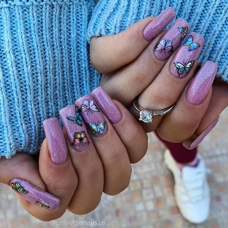 SEMILAC UV/LED Gél Lakk 7ml - 319 - Shimmer Dust Pink