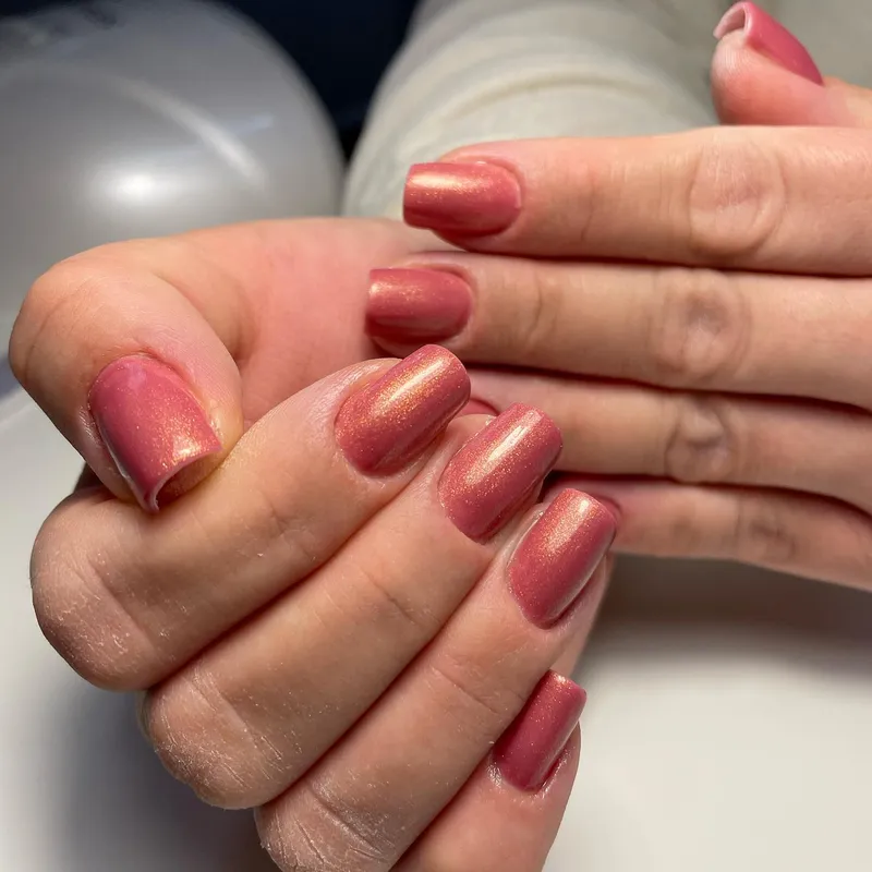 SEMILAC UV/LED Gél Lakk 7ml - 378 - HEMA FREE - Shimmer Stone Amber
