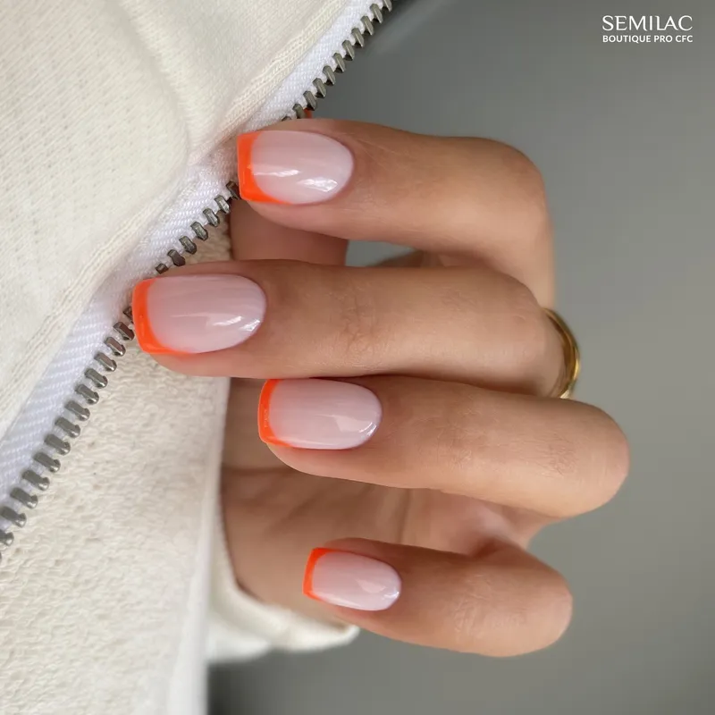 SEMILAC UV/LED Gél Lakk 7ml - 389 - HEMA FREE - Coconut Ice Cream