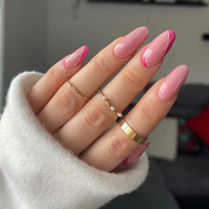 SEMILAC UV/LED Gél Lakk 7ml - 390 - HEMA FREE - Spark of Bare Love