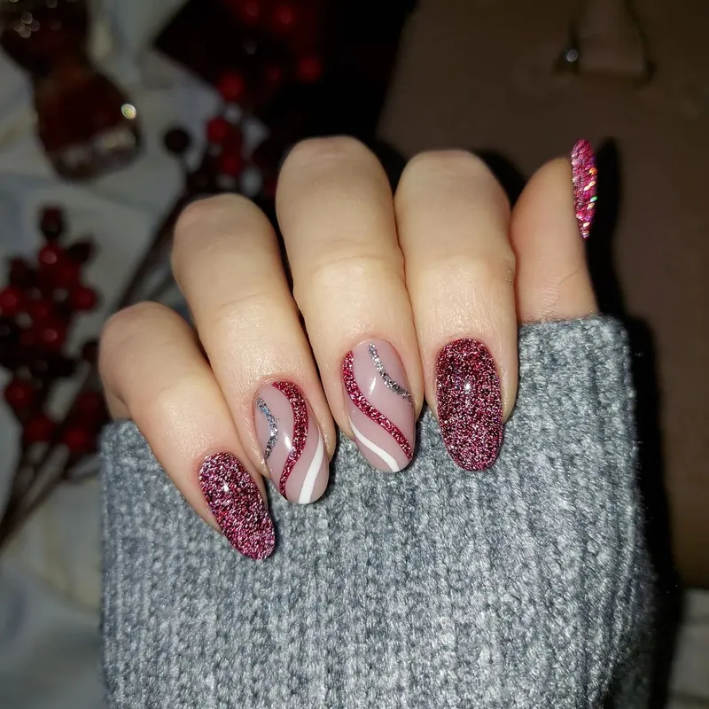 SEMILAC UV/LED Gél Lakk 7ml - 393 - HEMA FREE - Sparkling Black Cherry