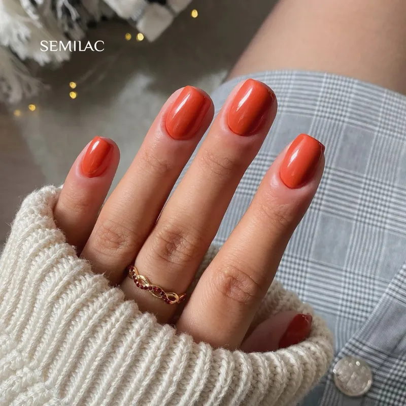 SEMILAC UV/LED Gél Lakk 7ml - 417 - HEMA FREE - Safari Sunset