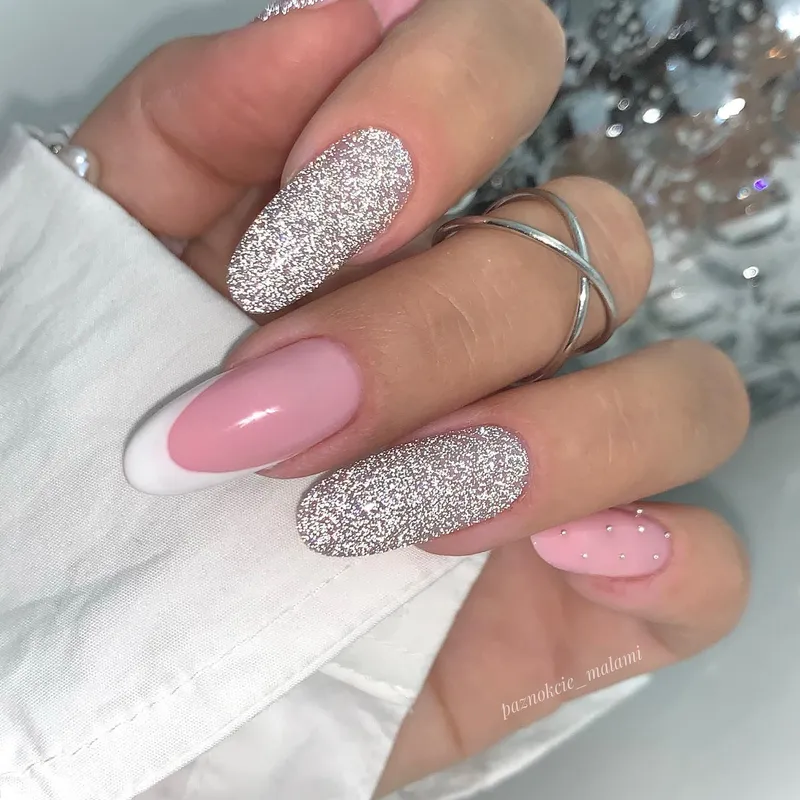 SEMILAC UV/LED Gél Lakk 7ml - 461 - HEMA FREE - Hollywood Silver