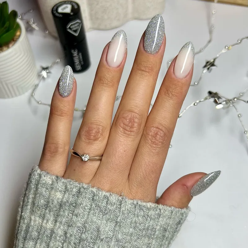 SEMILAC UV/LED Gél Lakk 7ml - 461 - HEMA FREE - Hollywood Silver