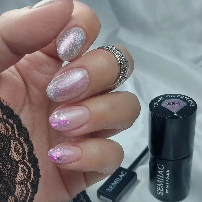 SEMILAC UV/LED Gél Lakk 7ml - 484 - HEMA FREE - The Cute One