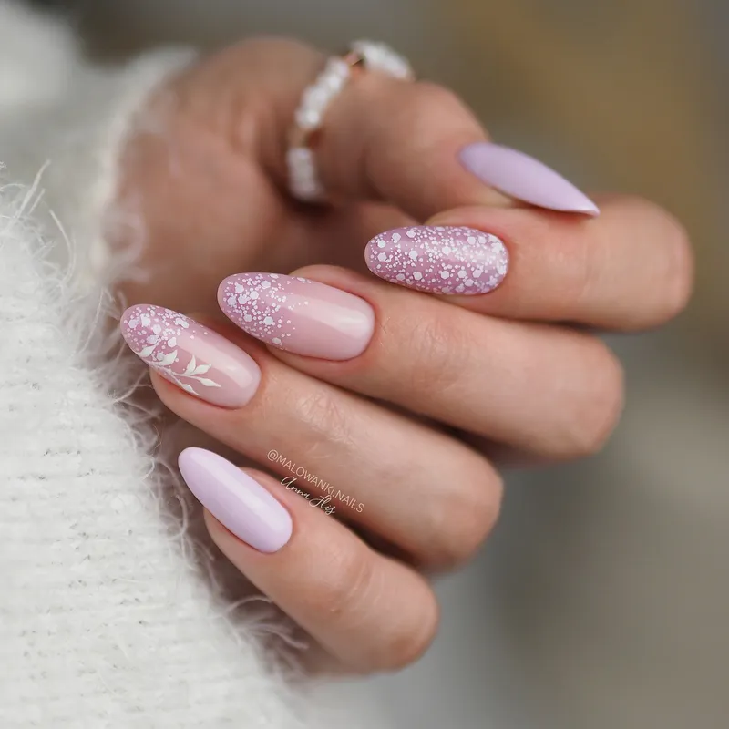 SEMILAC UV/LED Gél Lakk 7ml - 492 - HEMA FREE - Icy Lavender Bliss