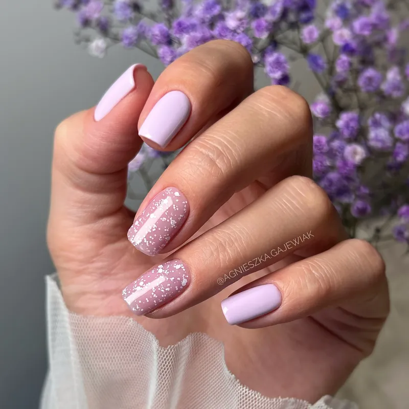 SEMILAC UV/LED Gél Lakk 7ml - 492 - HEMA FREE - Icy Lavender Bliss