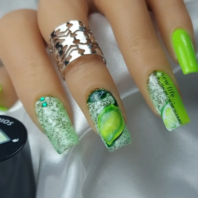SEMILAC UV/LED Gél Lakk 7ml - 494 - HEMA FREE - Frozen Pistachios