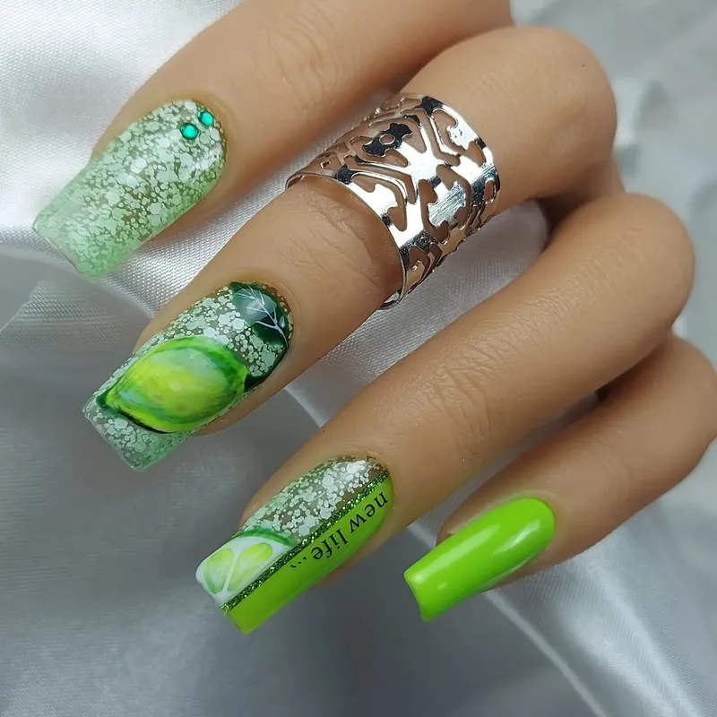 SEMILAC UV/LED Gél Lakk 7ml - 494 - HEMA FREE - Frozen Pistachios