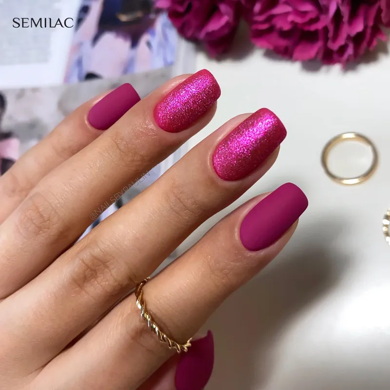 SEMILAC UV/LED Gél Lakk 7ml - 539 - Go Bolivia!