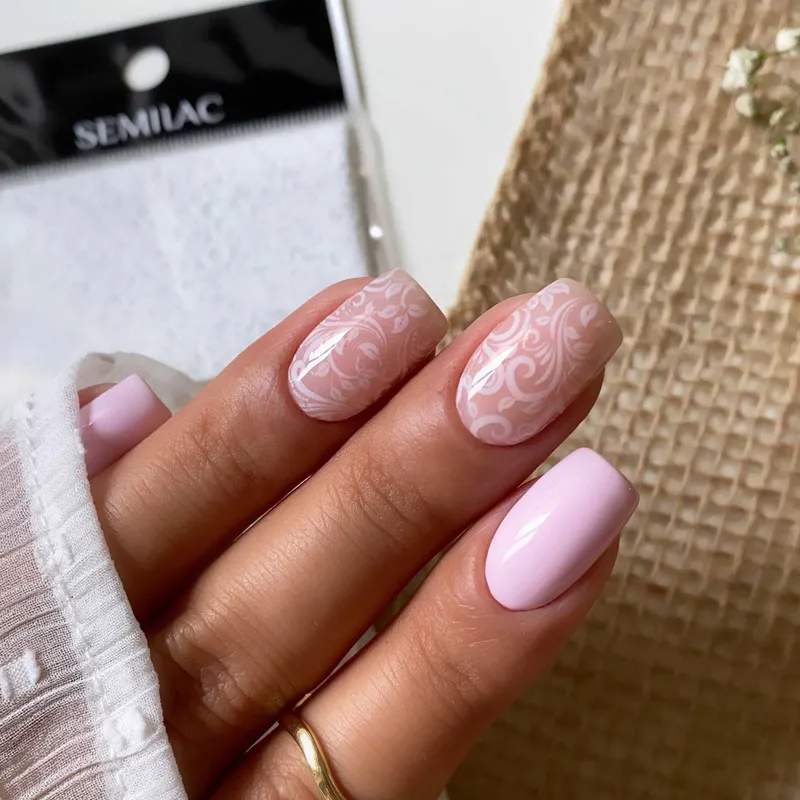 SEMILAC UV/LED Gél Lakk 7ml - 572 - Bride Like Me