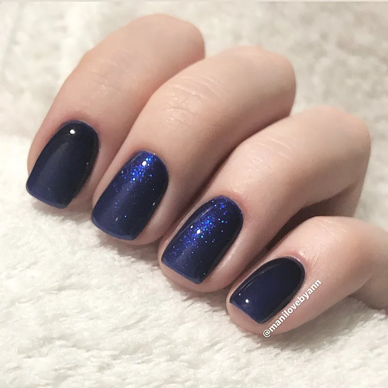 SEMILAC UV/LED Gél Lakk 7ml - 087 - Glitter Indigo