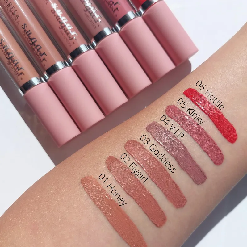 CLARESA S.U.G.A.R. matt szájfény - 5 ml - No.01 - Honey