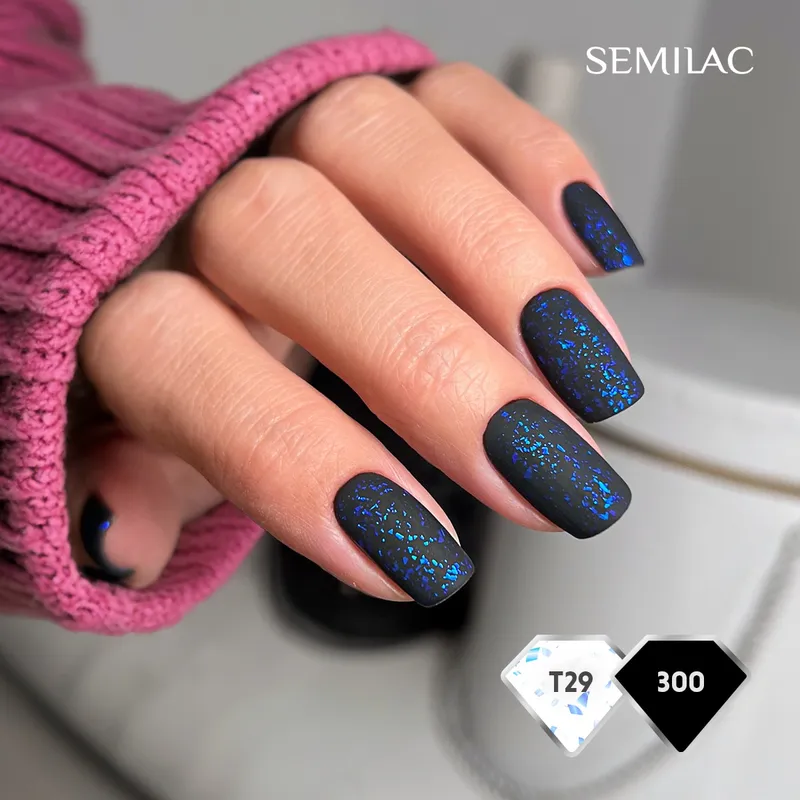 SEMILAC TOP - fixálásmentes Matte Snow Floe No.T29