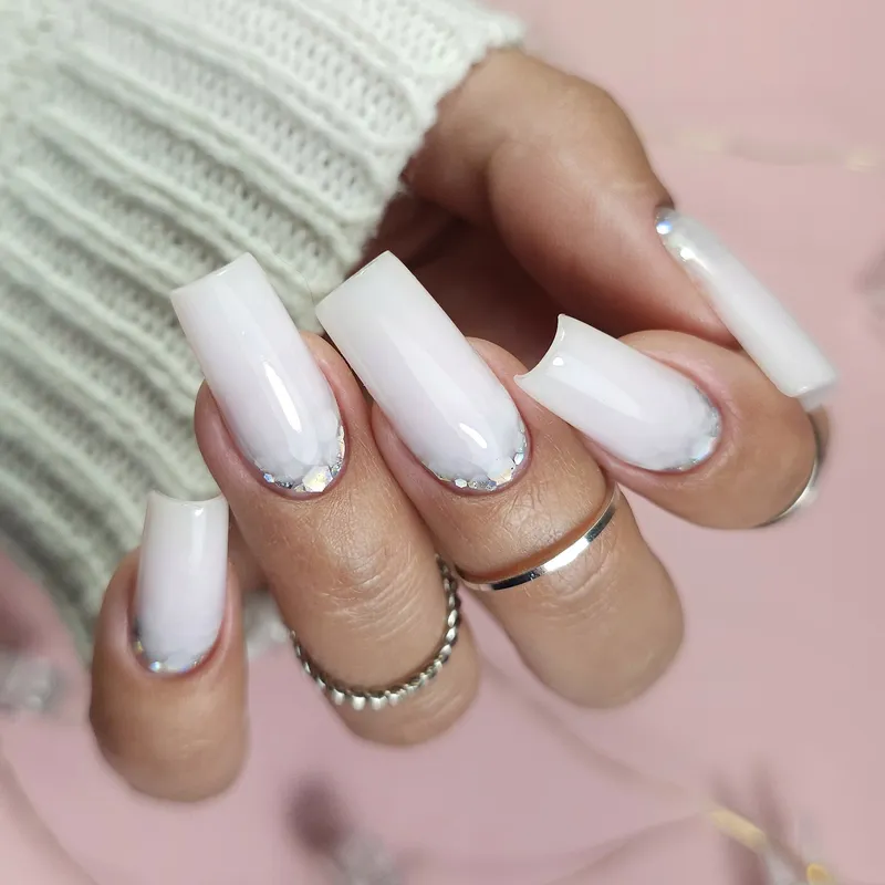 CLARESA Megastar Nail Art Gel 10 g - Silver Flicker