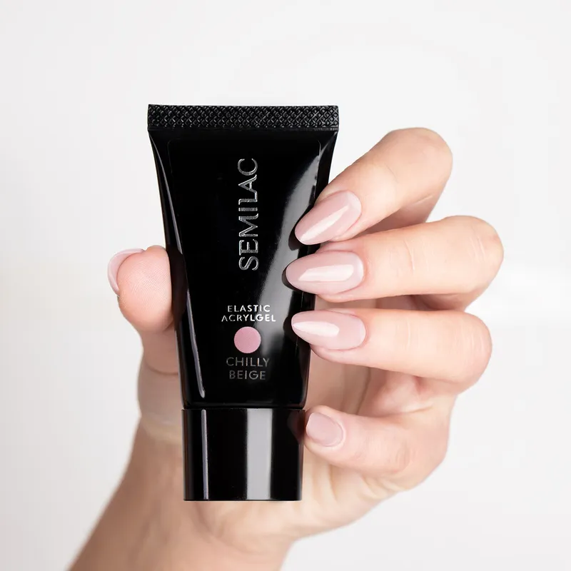 SEMILAC Elastic Acrylgel - 30 g - Chilly Beige