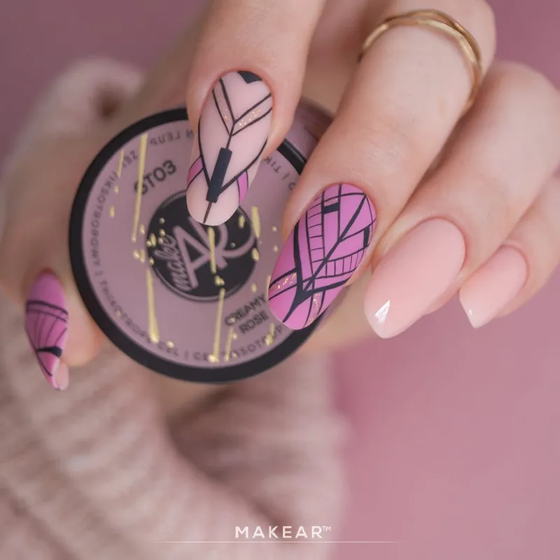 MAKEAR Geltix Builder Gel No.GT03 Creamy Rose 15ml