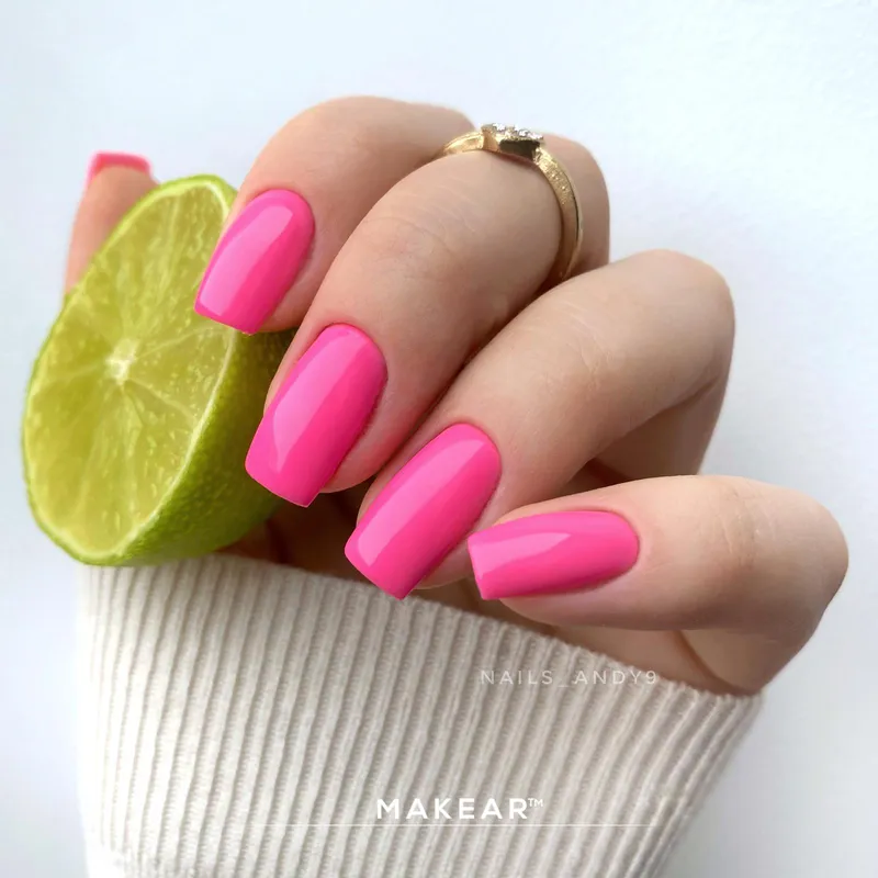 MAKEAR Rubber Base Juicy 8ml - CRB14 Pop Pink