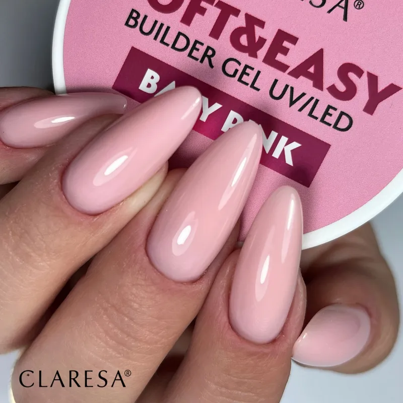 CLARESA Soft&Easy Builder Gél 90g - Baby Pink