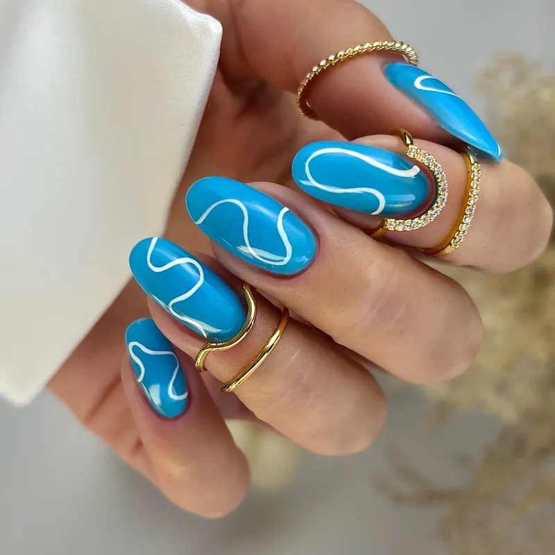 MAKEAR Rubber Base Juicy 8ml - CRB18 Lagoon Blue