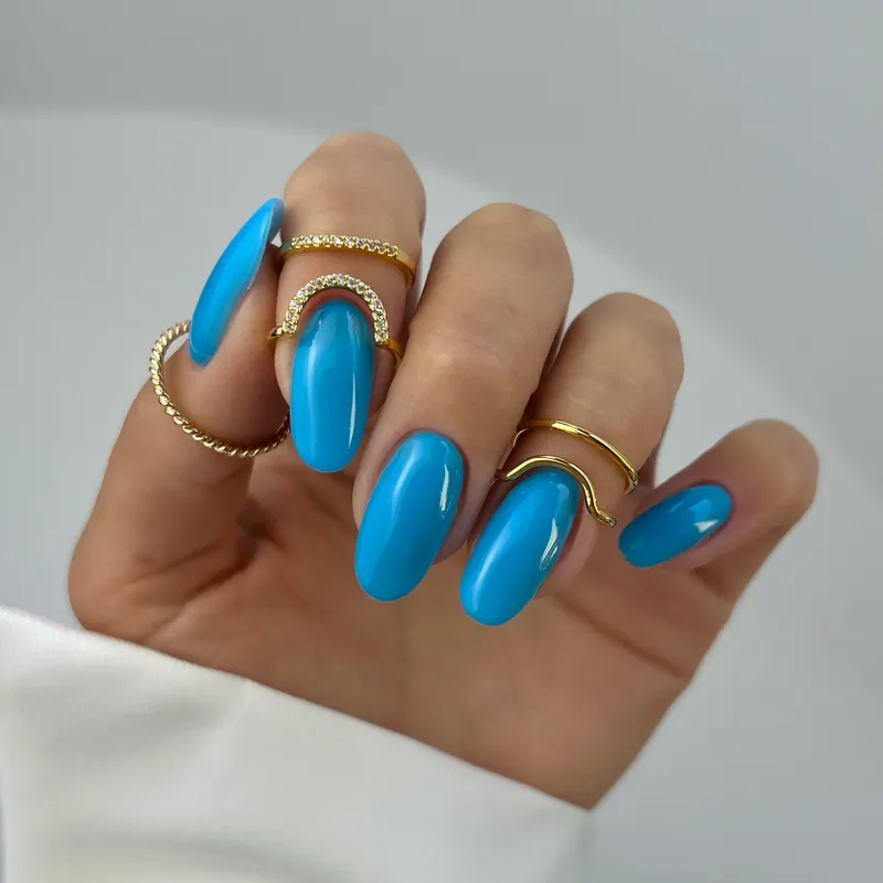 MAKEAR Rubber Base Juicy 8ml - CRB18 Lagoon Blue