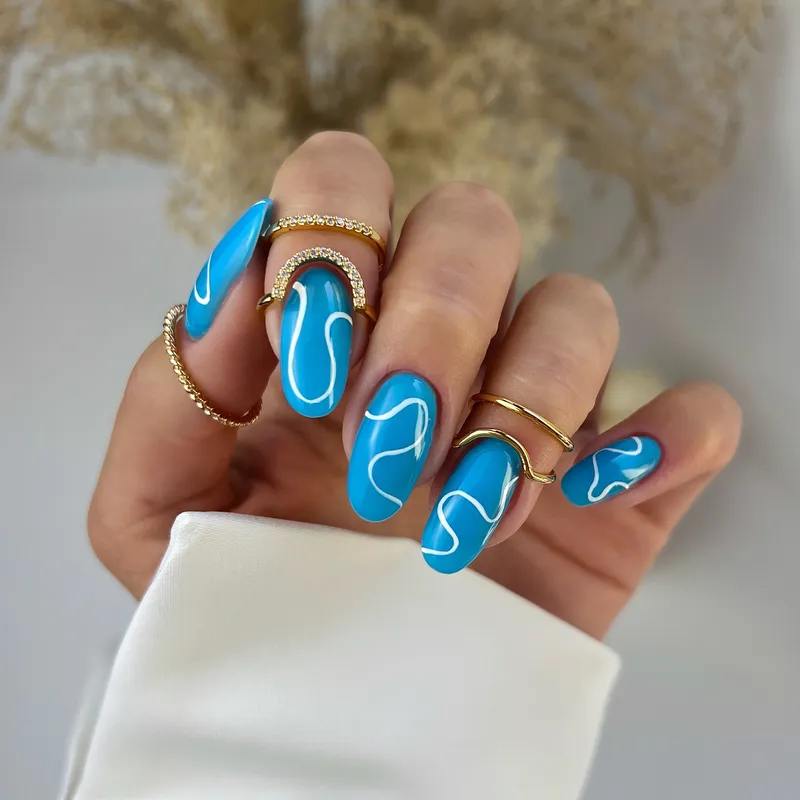 MAKEAR Rubber Base Juicy 8ml - CRB18 Lagoon Blue