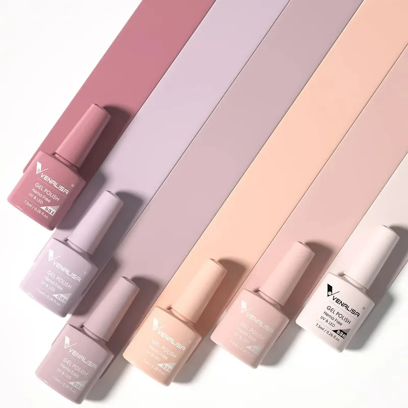 Venalisa 6 db-os UV/LED Gél lakk szett - 2224 - Blushing Petal - Hema Free