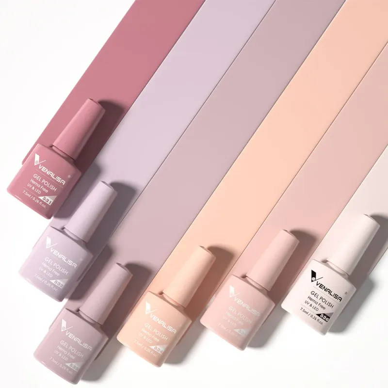 Venalisa 6 db-os UV/LED Gél lakk szett - 2224 - Blushing Petal - Hema Free