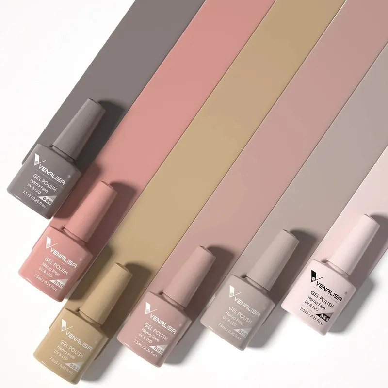 Venalisa 6 db-os UV/LED Gél lakk szett - 2227 - Chic Mist - Hema Free