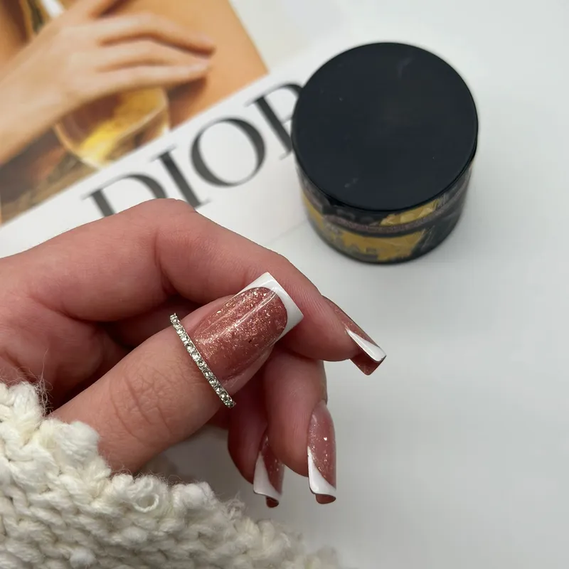 MAKEAR Gel&Go Builder Gél No.GG27 Glitter Dark Rose 15ml