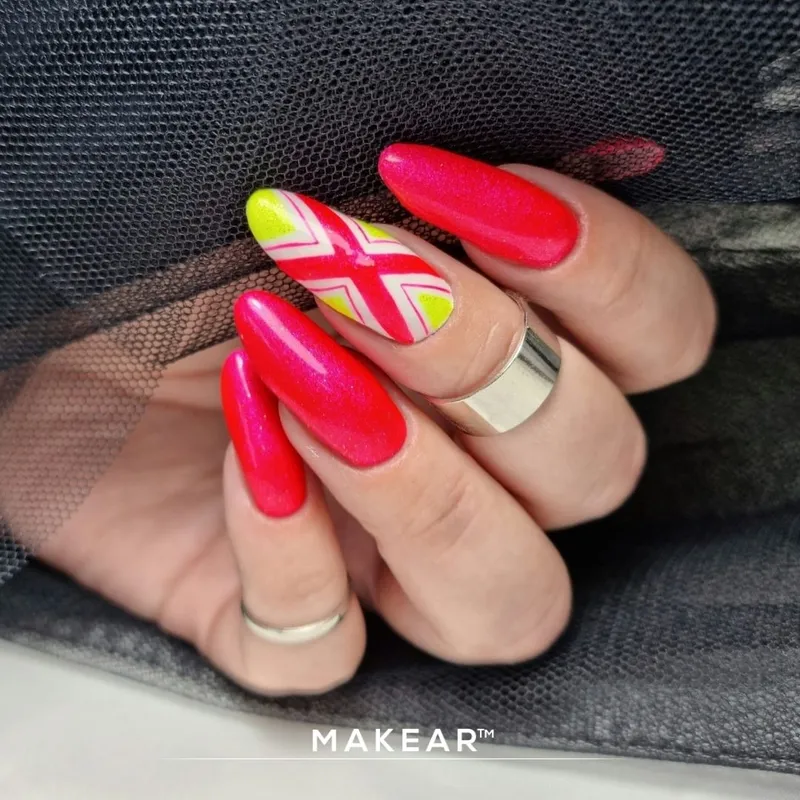 MAKEAR Glitter Neon Gel Polish 8ml No.NG06 Cuba Neoshine