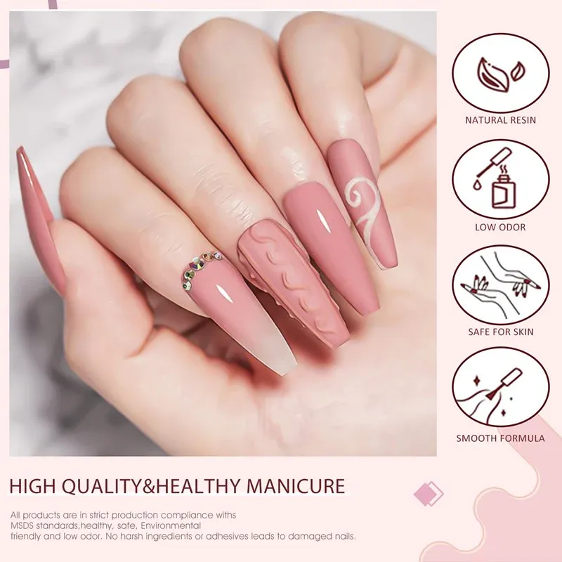 Venalisa 6 db-os UV/LED Gél lakk szett - 2207 - Pink Hema Free