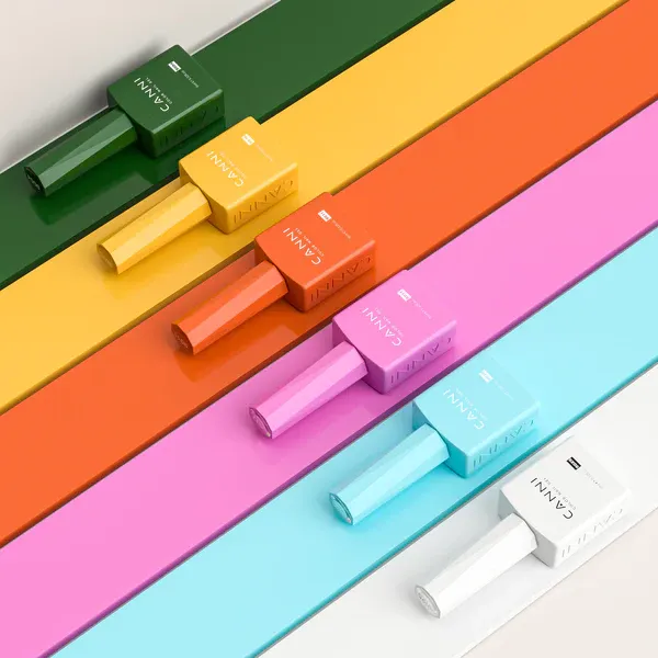 CANNI HEMA FREE UV/LED gél lakk szett 6x9ml - 2303 - Chic Monochrome