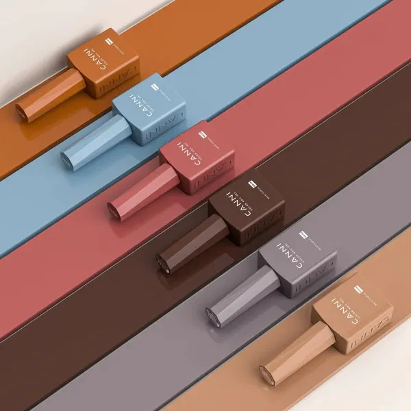 CANNI HEMA FREE UV/LED gél lakk szett 6x9ml - 2304 - Boho Chic Palette