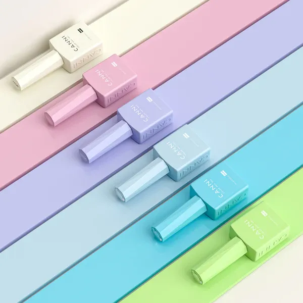 CANNI HEMA FREE UV/LED gél lakk szett 6x9ml - 2305 - Colorful Kaleidoscope