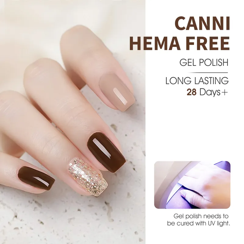 CANNI HEMA FREE UV/LED gél lakk szett 6x9ml - 2321