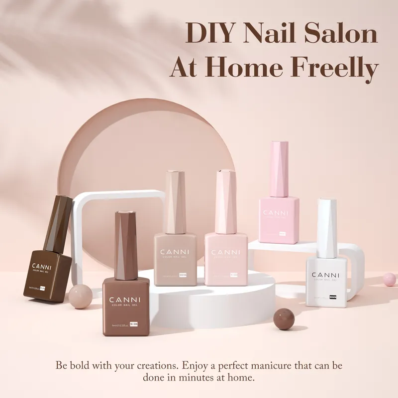 CANNI HEMA FREE UV/LED gél lakk szett 6x9ml - 2321