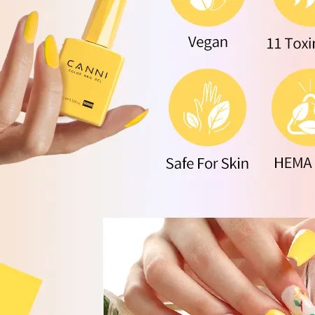 CANNI HEMA FREE UV/LED gél lakk szett 6x9ml - 2322