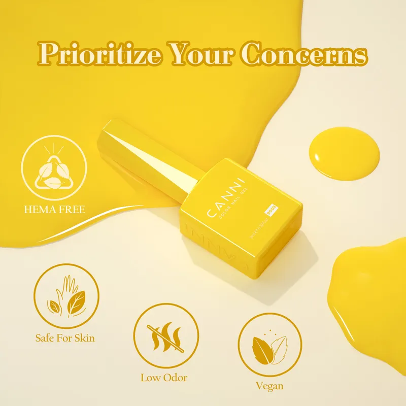 CANNI HEMA FREE UV/LED gél lakk szett 6x9ml - 2322