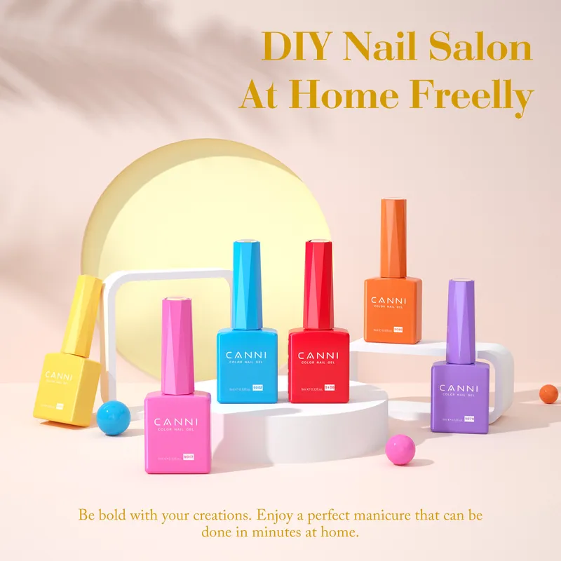 CANNI HEMA FREE UV/LED gél lakk szett 6x9ml - 2322
