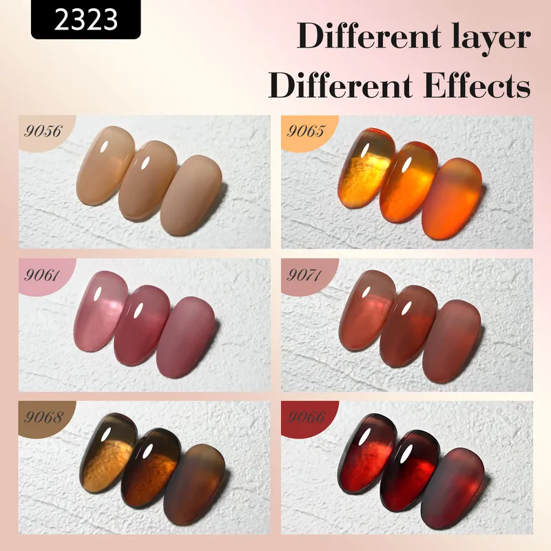 CANNI HEMA FREE UV/LED gél lakk szett 6x9ml - 2323