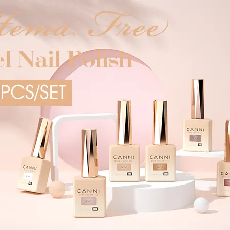 CANNI HEMA FREE UV/LED gél lakk szett 6x9ml - 2324