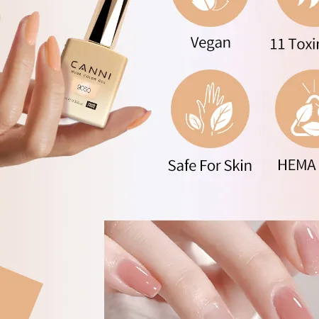 CANNI HEMA FREE UV/LED gél lakk szett 6x9ml - 2324