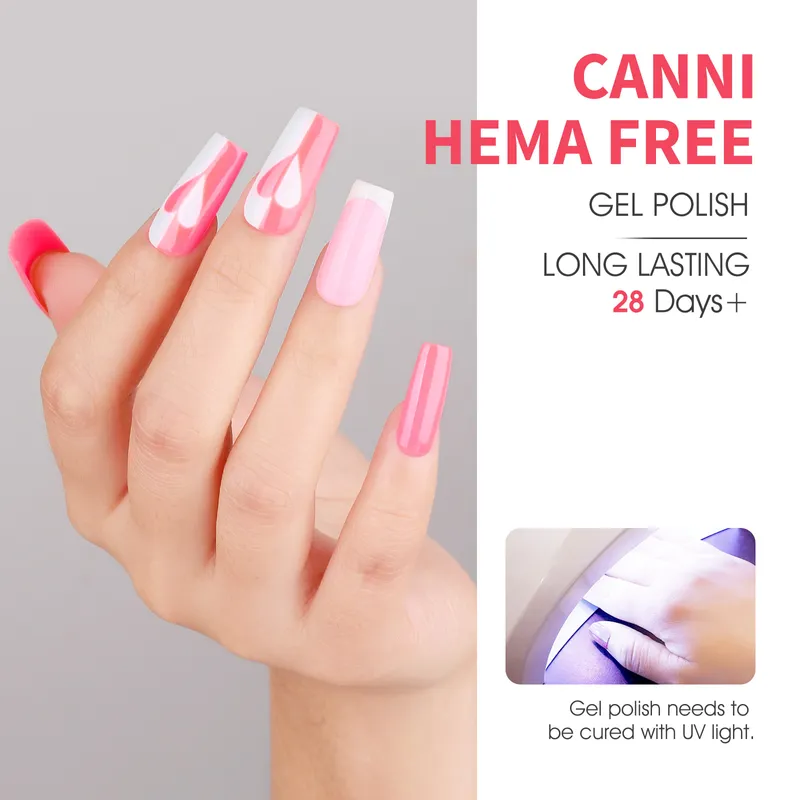 CANNI HEMA FREE UV/LED gél lakk szett 6x9ml - 2325