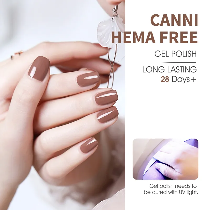 CANNI HEMA FREE UV/LED gél lakk szett 6x9ml - 2326