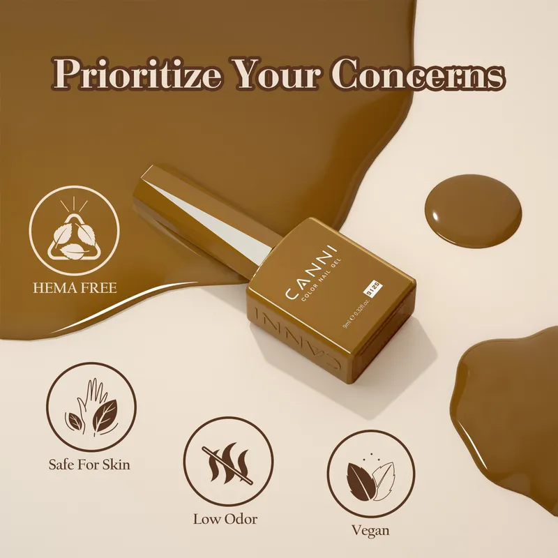 CANNI HEMA FREE UV/LED gél lakk szett 6x9ml - 2326